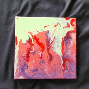 Acrylic pour paint